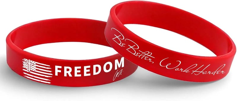 ColisPar 3 Pack Charlie Kirk Freedom Rubber Wristband Bracelet Band for Men Women, Charlie Kirk Merch Merchandise, Silicone Band I Am We Are All Charlie Kirk Now In Memory Of Charlie - Image 4